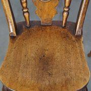 Antique set of 4 wooden dining chairs from the 19th century
