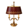Bouillotte lamp Lucien Gau Paris in gilded bronze