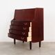 Mahogany secretary, Danish design, 1970s, manufacturer: PMJ Viby J