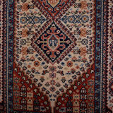 Fringe rug in Persian wool 156x68cm