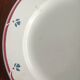 Set of 12 earthenware plates Salins, Nelly red