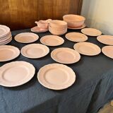 Salins 38 Piece Pink Dinnerware Set