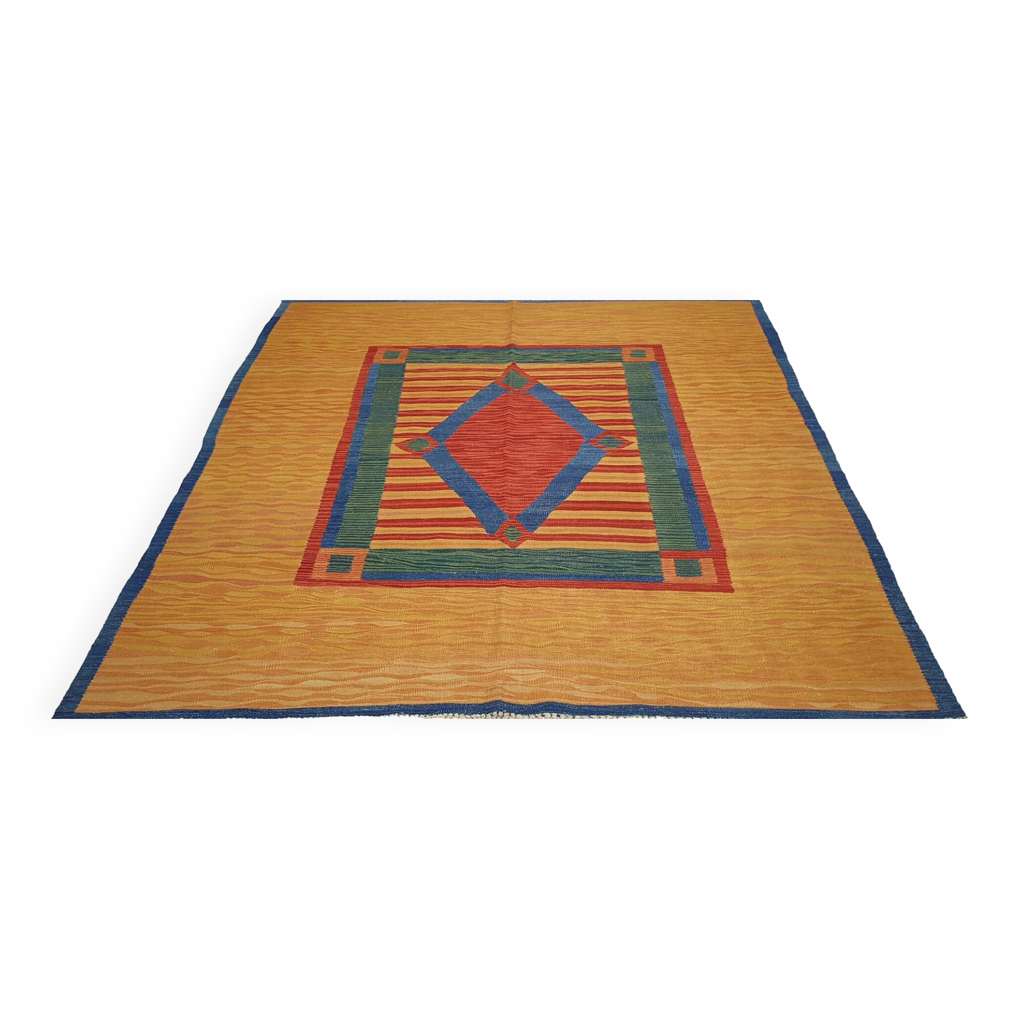 Turkish kilim rug, 211x179 cm, MYK-812
