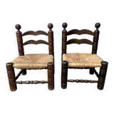 Pair of low chairs