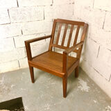 Reconstruction period armchair, René Gabriel style, 1950s