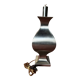 Brushed stainless steel lamp foot 1970
