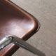 Set of 6 tubular chrome and saddle leather dining chairs for Metaform, 1970