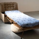 Modular sofa semicircle '70, F.lli Carloni set of 3