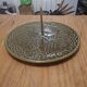 Plateau Gien vintage décor feuilles – faïence française avec poignée