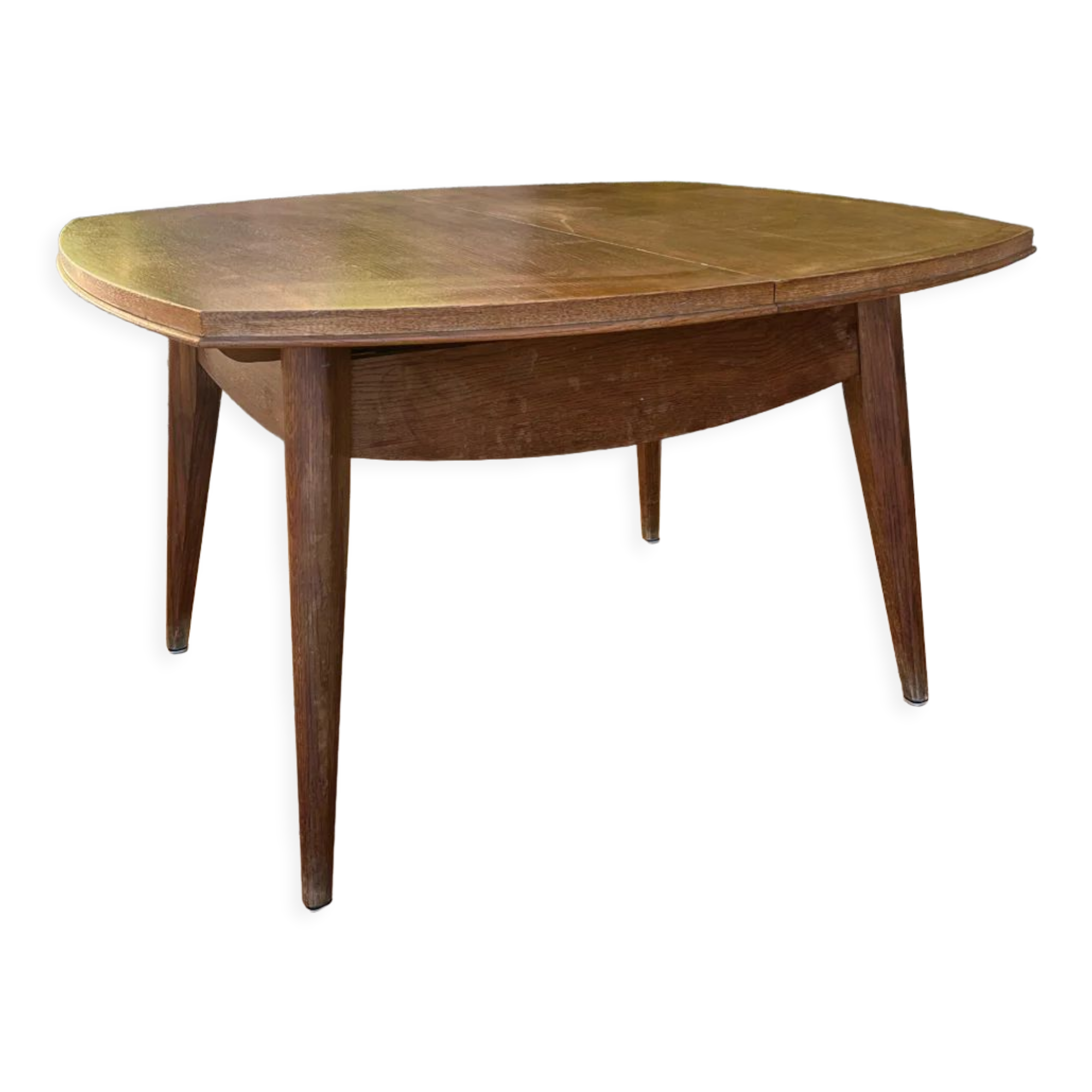 Coffee table with sirca system in oak from the 50s