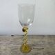 4 large, multicoloured, twisted champagne flutes
