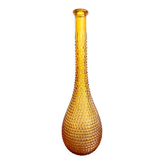 Carafe Empoli ambrée vintage