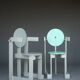 Paire de chaises 'Plakhout' par Henk Lampe, 1979
