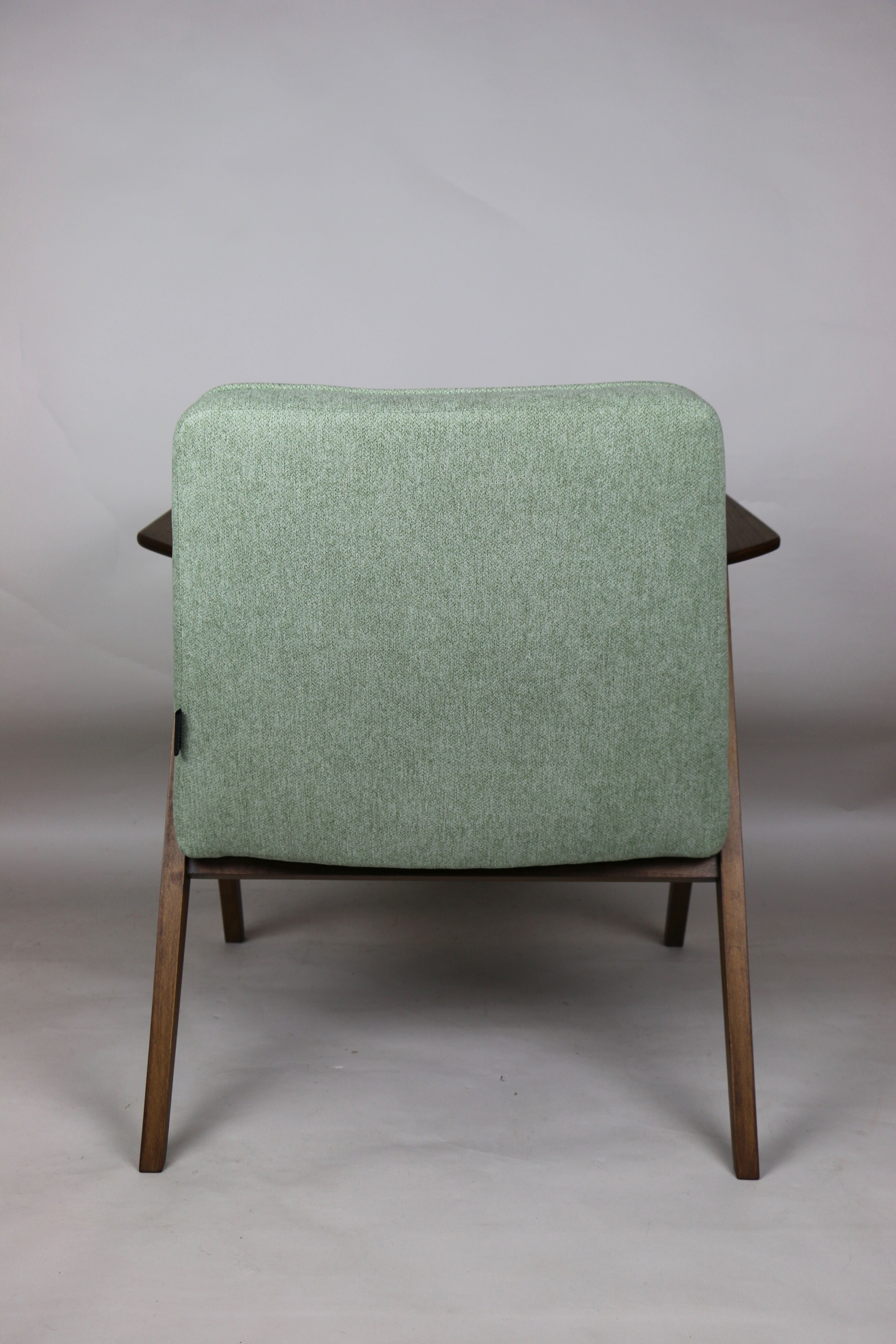 Light green Bunny armchair by Józef Chierowski, 1970s