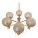 Mid-Century Brass Sputnik Chandelier, Germany, 1970s