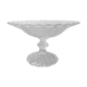 Cut on foot in molded glass
