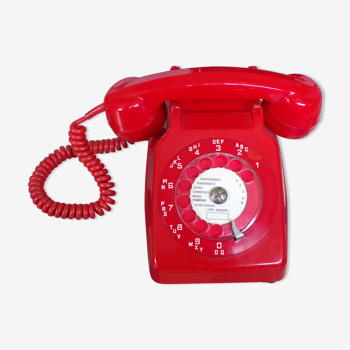 Red Socotel dial phone