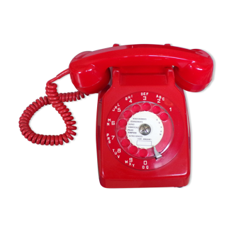 Red Socotel dial phone
