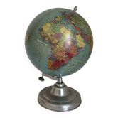 Globe terrestre vintage 1961 mappemonde Taride Paris - 36 cm