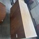 Danish buffet in light oak with sliding door and four drawers.