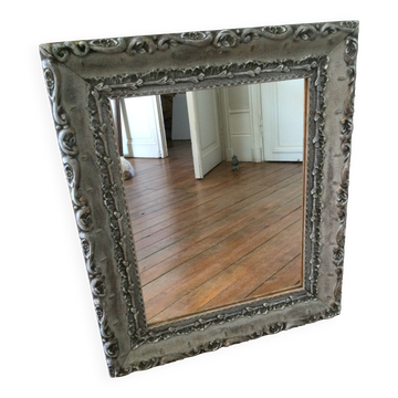 Miroir ancien patiné