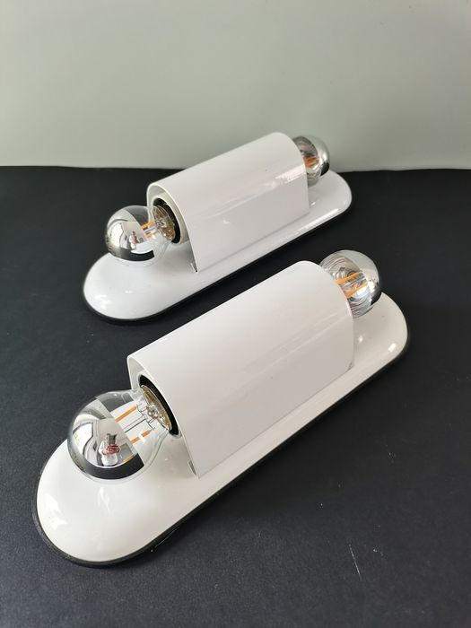 Dui model wall lamps by Vico Magistretti for Artemide