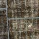 Distressed vintage turkish patchwork rug 217x151 cm wool medium