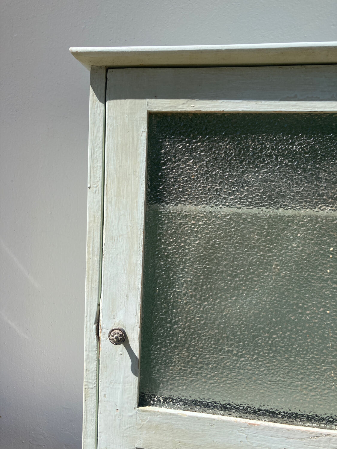 Handcrafted 1940 wooden medicine cabinet