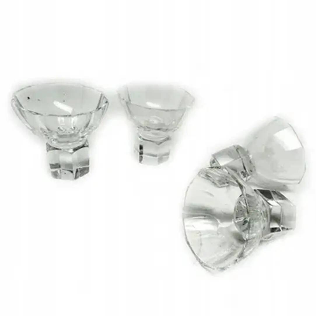 Set of crystal glasses, modernism, Germany, 1950s