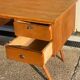 Oak desk 50s compass