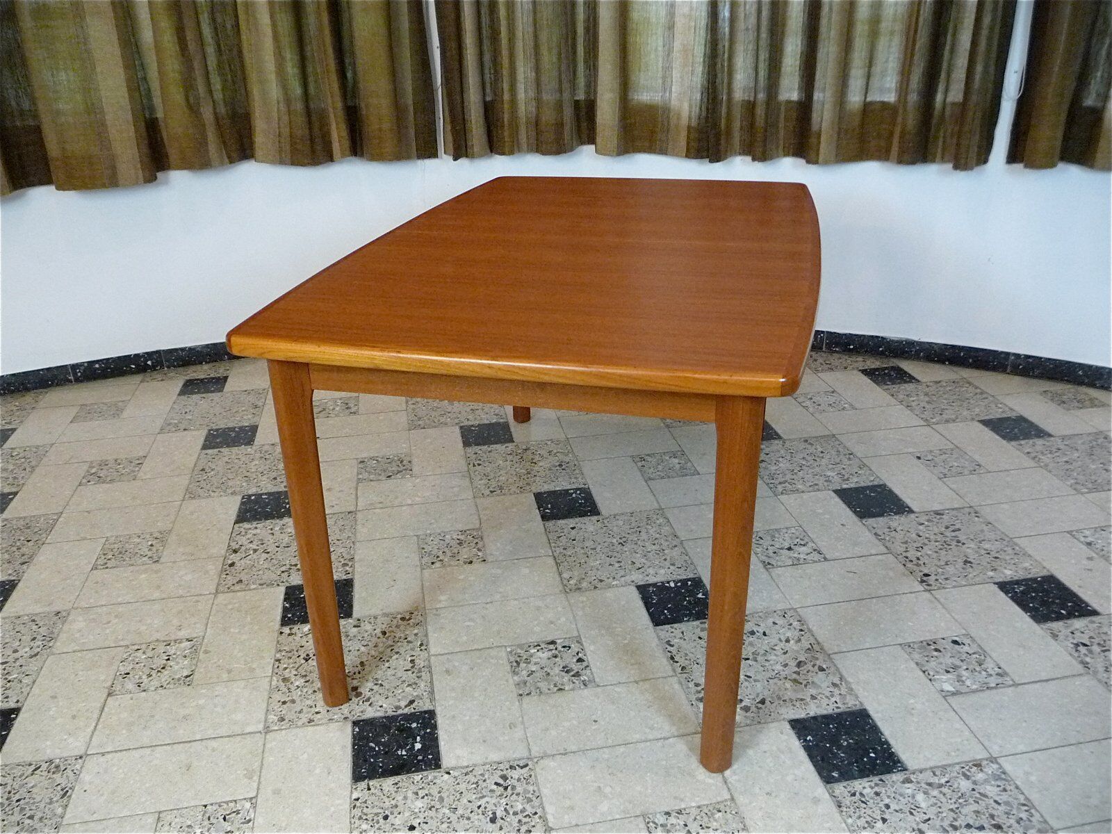 Danish extending teak dining table, 1960s