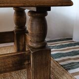 Vintage solid oak coffee table