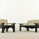 Cassina Hill House Set, Sofa and easy chair by Charles Rennie Mackintosh