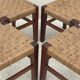 4 modernist chairs from the 1950s.