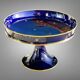 Sèvres Blue Cobalt and Gold Fruit Bowl Porcelain, Napoleon III Style