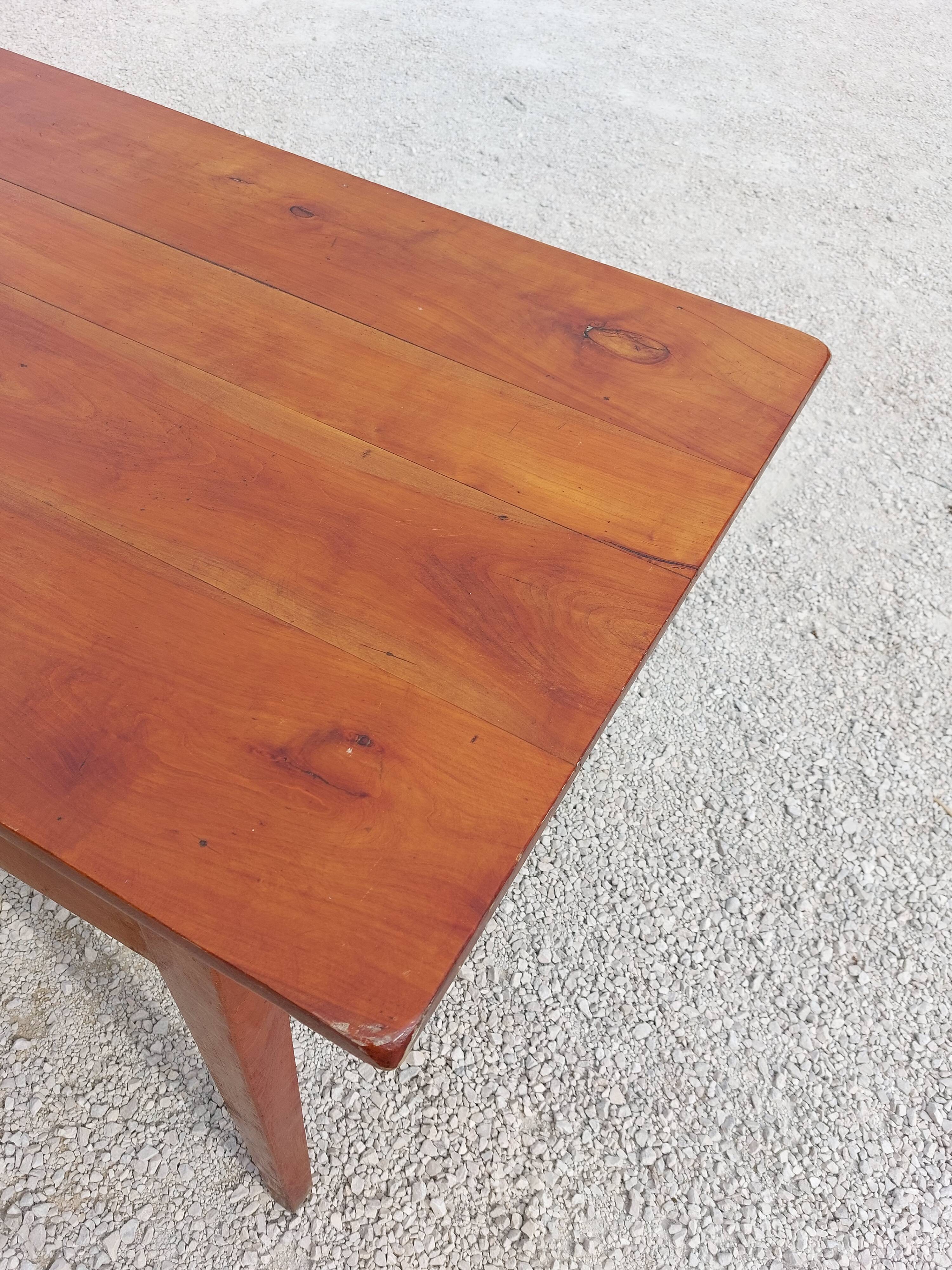 Cherry farm table 19th -1m50