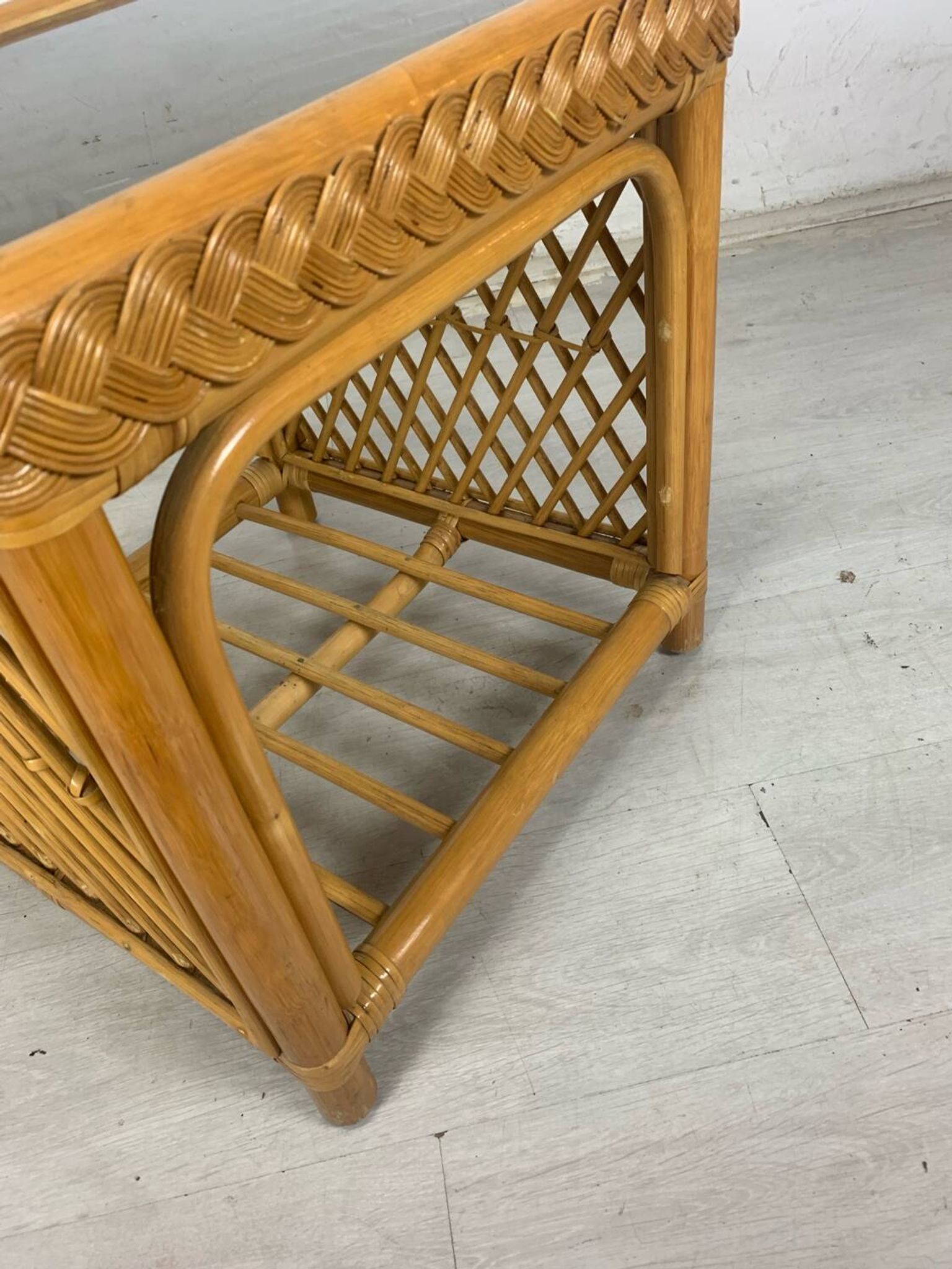 Rattan coffee table