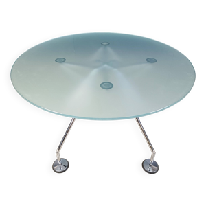 Table à manger Nomos par Norman Foster pour Tecno, années 1980.