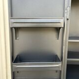 Metal kitchen cabinet, ball handles, 1950s