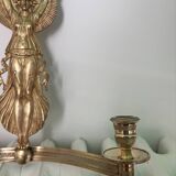 Large candlestick with winged caryatids