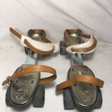 Old pair of roller skates speedy junior sprint adjustable france