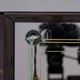 Luigi Brusotti Mid-Century Modern Italian Bar Cabinet with Decorated Mirror