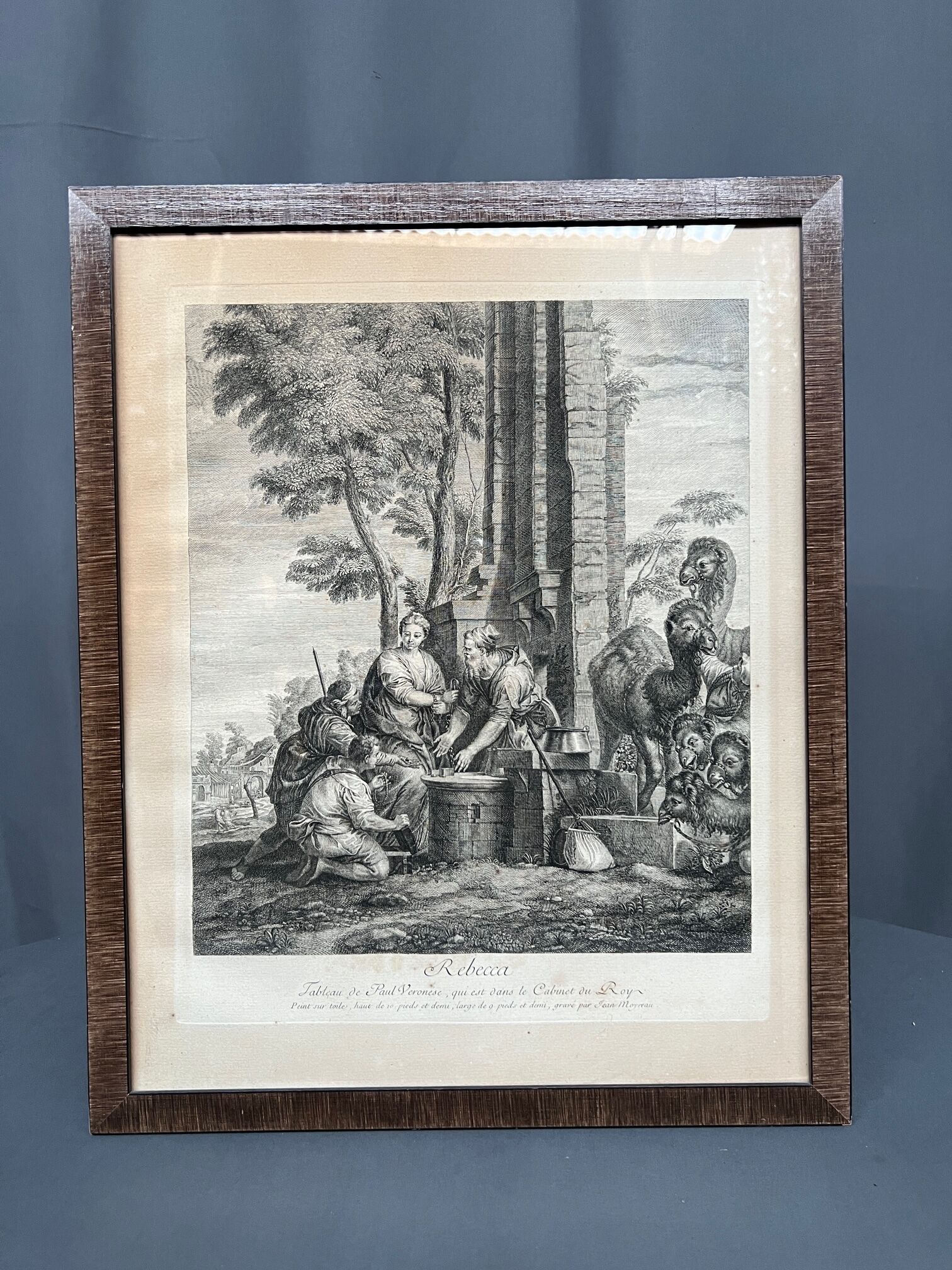 Former original engraving "Rebecca"