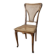 Chaise bois cannée Art Nouveau