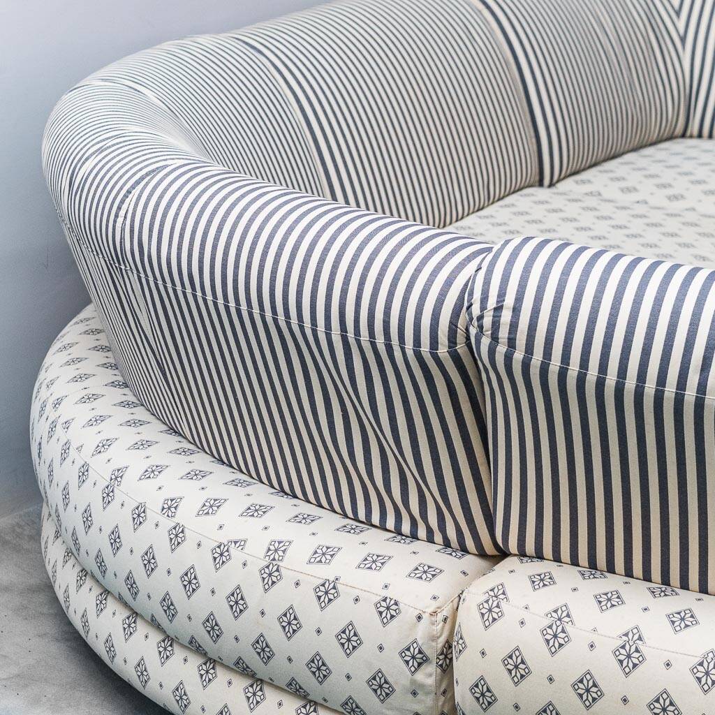 Divano modulare a 4 elementi di busnelli italia anni ’70 vintage modernaria