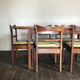 Table à manger et ses 6 chaises danoises en teck
