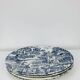 4 English ironstone dinner plates