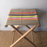 Folding vintage stool