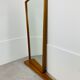 50s shelf mirror asymmetrical wood