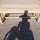 Old solid oak farmhouse table